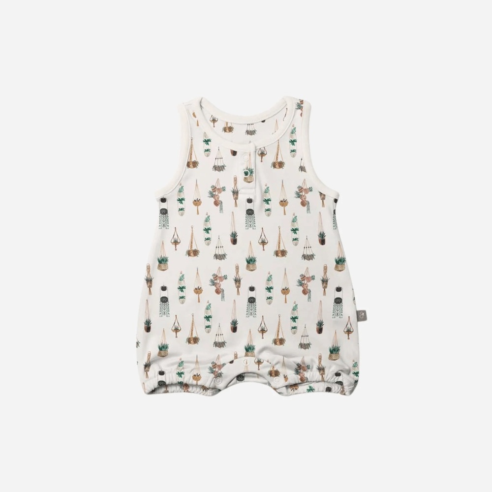 Guomi macrame romper sz 3-6 m nwt